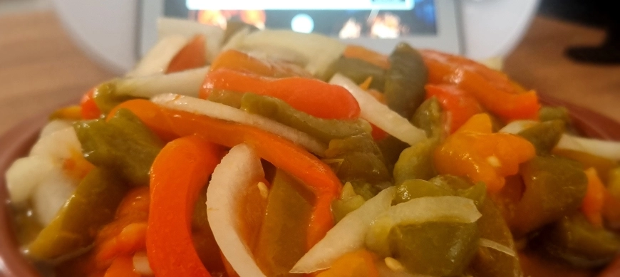 Pimientos asados en thermomix tm6