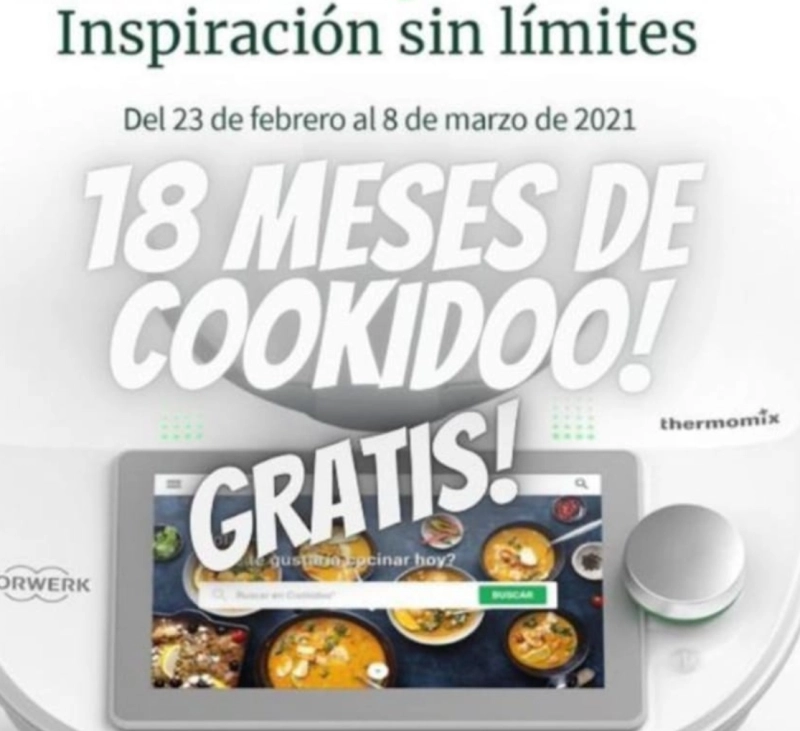 Quieres disfrutar de tu Thermomix en casa por 1€ al día?????