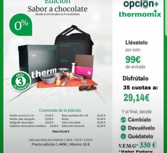 Edicion Chocolate 0% intereses