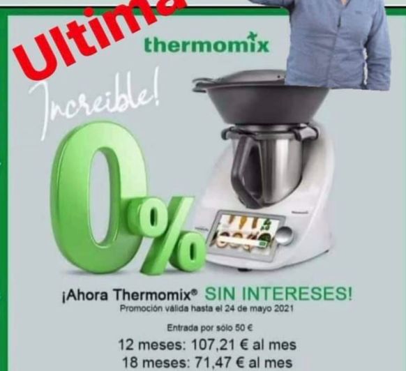 Thermomix® tm6 sin interés!!