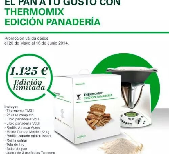 PROMOCION ESPECIAL Thermomix® EDICION PANADERIA